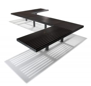 GRID modular bench by Lars Vejen for HAGS